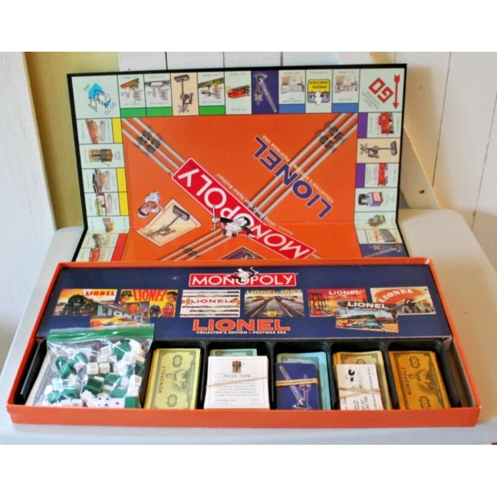 2000 USAopoly Lionel Monopoly Collector's Edition  Postwar Era Complete